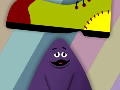 Jeu Grimace vs giant clown shoes en ligne