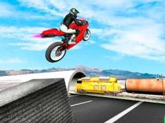 Trail Bike vs Train Race — free online game