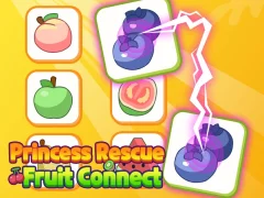 Princess Rescue Fruit Connect — free online game