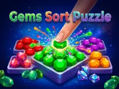 Гаме Gems Sort Puzzle онлајн