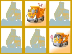 Dump Trucks Memory — jogo online grátis
