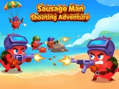 Sausage Man Shooting Adventure — free online game