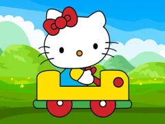 Cute Kitty Car Jigsaw — free online game