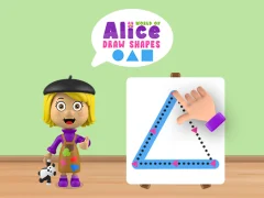 Permainan World of Alice Draw Shapes talian
