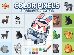 Игра Color Pixels Coloring By Numbers онлајн