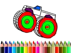 Игра Back To School: Monster Truck Coloring онлајн