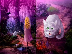 Hidden Object - Girl and Cat เกมออนไลน์