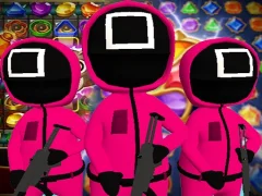 Squid Game Gold match-3 — free online game