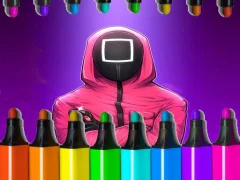 Spel Squid Game Coloring  online