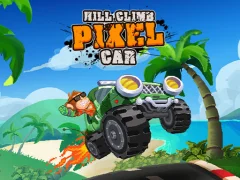 Hill Climb Pixel Car — free online game