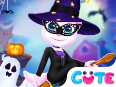 Cat Girl Halloween Preparation เกมออนไลน์