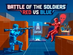 Battle of the Soldiers Red vs Blue — free online game