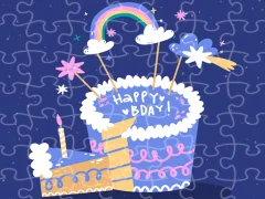 Happy Birthday Jigsaw — free online game