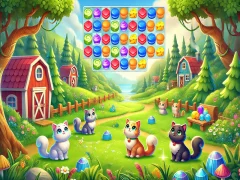 Trò chơi Cat Match 3 trực tuyến
