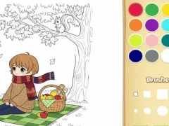 Spel Cozy Coloring Book for Kids online