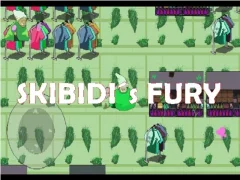 Logħba The Wizard Green Skibidis Fury onlajn
