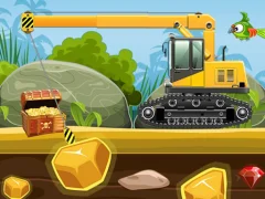 Gold Truck Crane — free online game