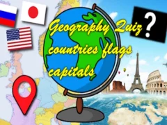 Игра Geography Quiz countries flags capitals онлајн