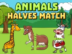 Animals Halves Match — free online game