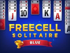 Freecell Solitaire Blue — free online game