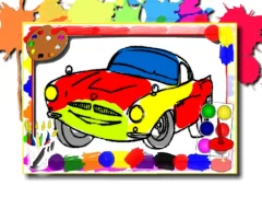Spill Racing Cars Coloring Book online