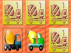 Mixer Trucks Memory — jogo online grátis