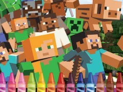 4GameGround Minecraft Coloring — free online game