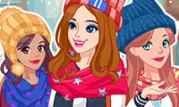 Winter Top Model Dress Up — free online game