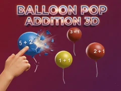 Гаме Balloon Pop Addition 3D онлајн
