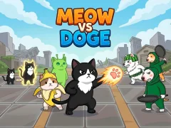 Гульня Meow vs Doge онлайн