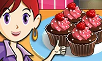 Sara’s Cooking Class: Raspberry Chocolate Cupcakes — free online game