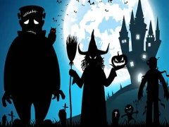 Igra Crazy Halloween Memory online