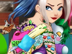 Carley Queen Fun Tattoo — bezplatná online hra