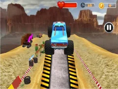 Lojë Monster Truck Tricky Stunt Race në internet