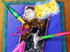 Mchezo Dotted Girl Broken phone online