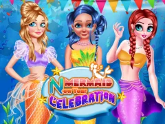 Mermaid New Year Celebration — ücretsiz çevrimiçi oyun