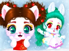 Cat and Rabbit Holiday — ücretsiz çevrimiçi oyun
