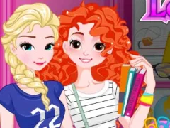 Princess Back 2 School Lockers — nemokamas žaidimas internete