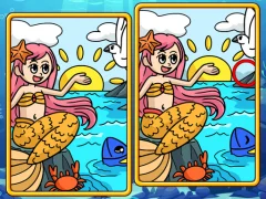 Spill Mermaids Spot The Differences online