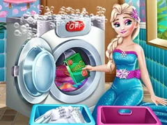 Ice Queen Laundry Day – ingyenes online játék