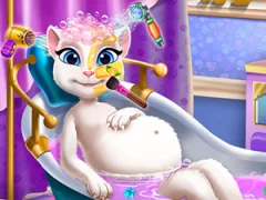 Pregnant Kitty Spa — ücretsiz çevrimiçi oyun