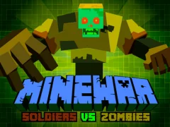 Minewar Soldiers vs Zombies — jogo online grátis