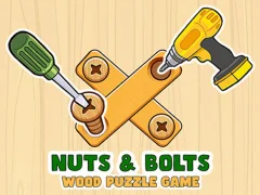 Гаме Nuts & Bolts Wood Puzzle Game онлајн