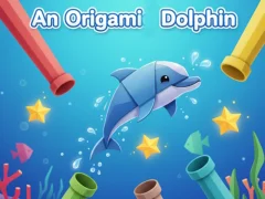 An origami dolphin — free online game