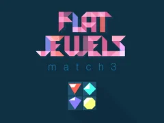 Flat Jewels match 3 — darmowa gra online
