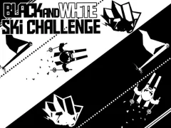 Black and White Ski Challenge — free online game