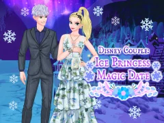 Cluiche Ice Couple Princess Magic Date ar líne