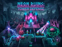 Neon Ruins: Tower Defense — free online game