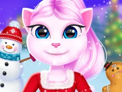 Cat Girl Christmas Decor Game — ücretsiz çevrimiçi oyun