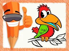 Spel Birds Coloring online